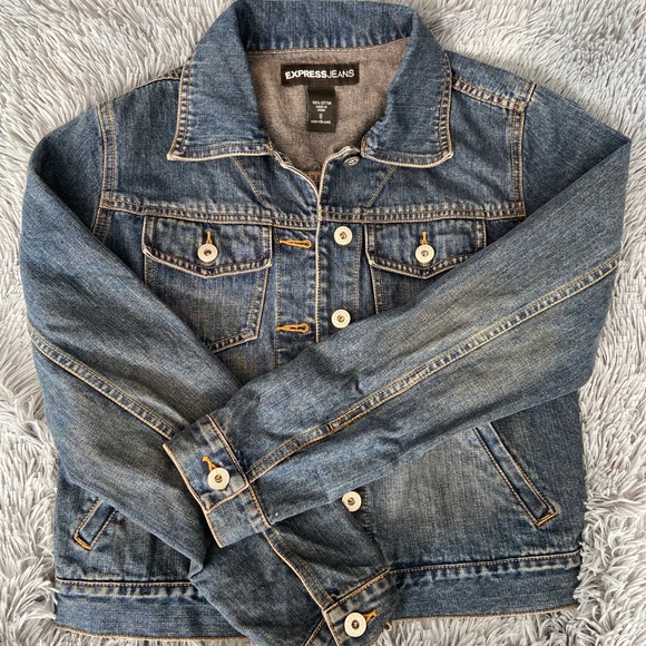 Express Denim jacket. Dark wash. - Picture 1 of 1